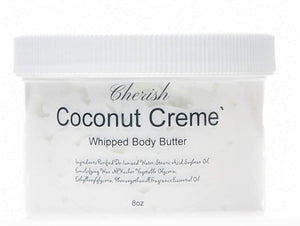 COCONUT CREME` WHIPPED BODY BUTTER