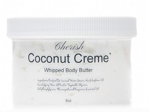 COCONUT CREME` WHIPPED BODY BUTTER